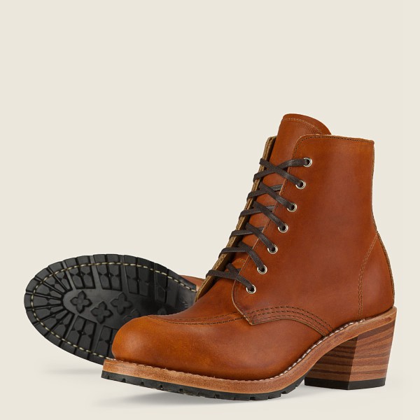 Red Wing Heritage Bot Bayan - Clara - Heeled Legacy Deri - Kahverengi - 36WLYSKDA